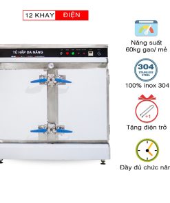 Tủ cơm công nghiệp 12 khay điện Bigstar