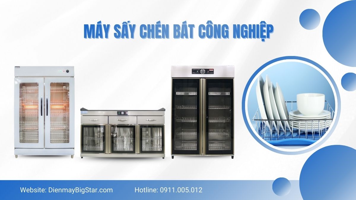 máy sấy chén bát công nghiệp