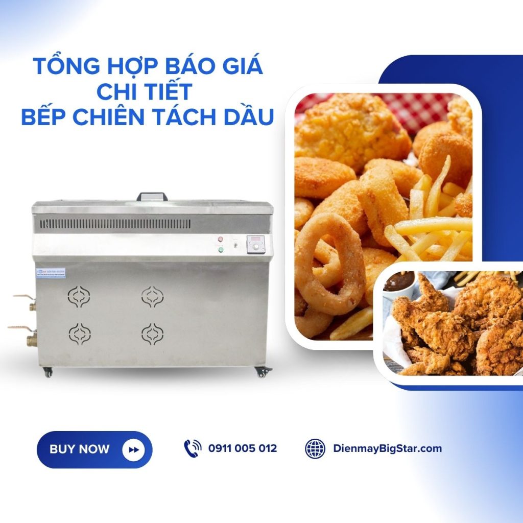 bếp chiên tách dầu