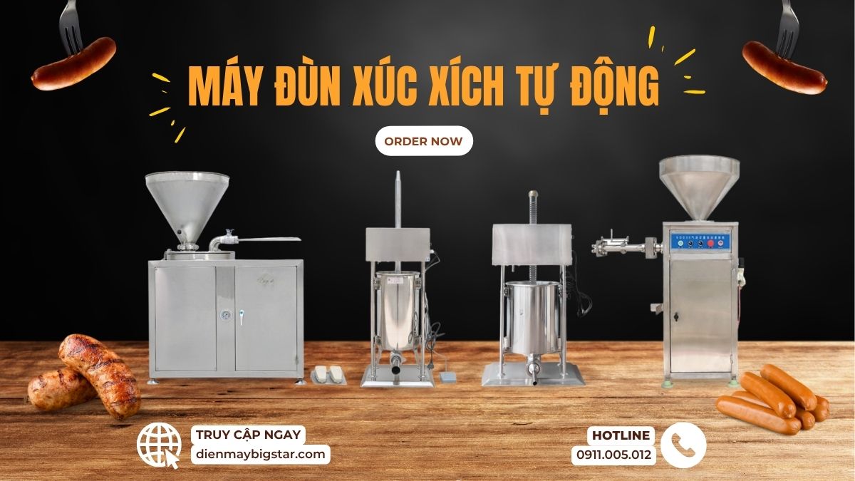 Máy đùn xúc xích tự động